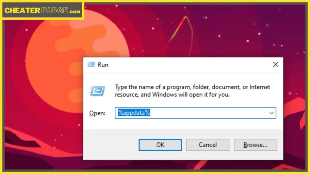 Run Window With AppData